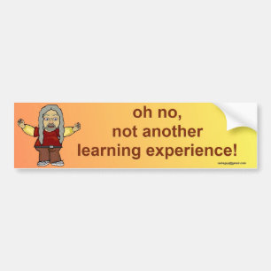oh no, bumper sticker