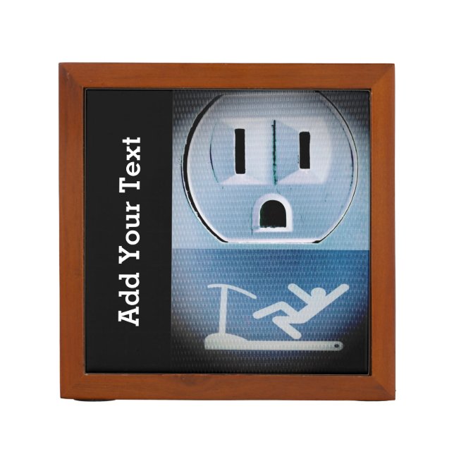 Oh No by Shirley Taylor Desk Organizer (Front)