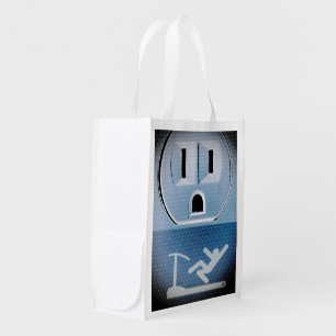 Oh No by Shirley Taylor Grocery Bag