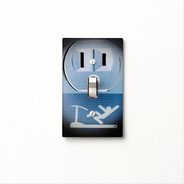 Oh No by Shirley Taylor Light Switch Cover (In Situ)
