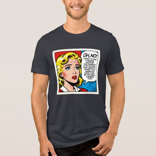 Oh No Female - Unisex Tri-Blend Shirt (Front)