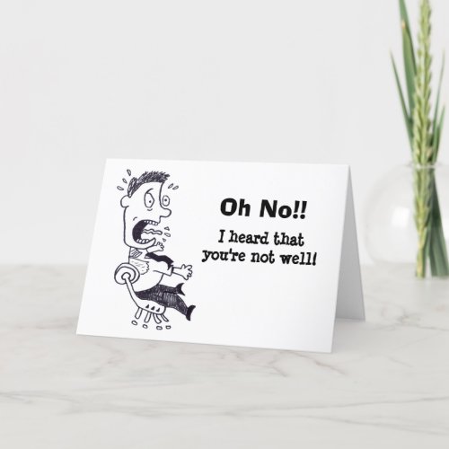 Oh No Get Well Soon Card