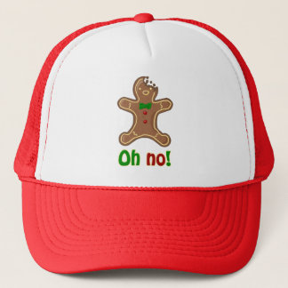 Oh no! Gingerbread Man Trucker Hat
