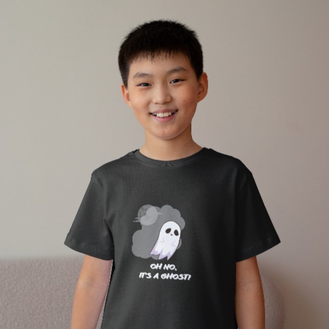 Oh no, it's a ghost! Cute funny Halloween T-Shirt (Creator Uploaded)