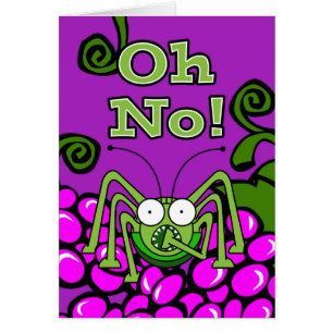 Oh No! It's St. Urho's Day Again, Grasshopper Gasp Cards