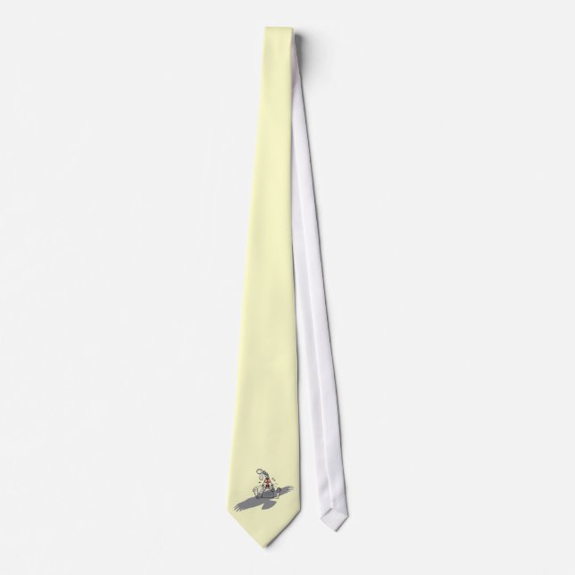 Oh No! Rabbit Cartoon Neck Tie (Front)