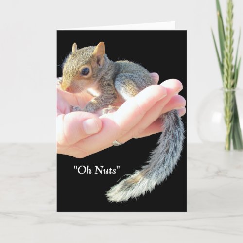 Oh Nuts  Get Well Soon Card
