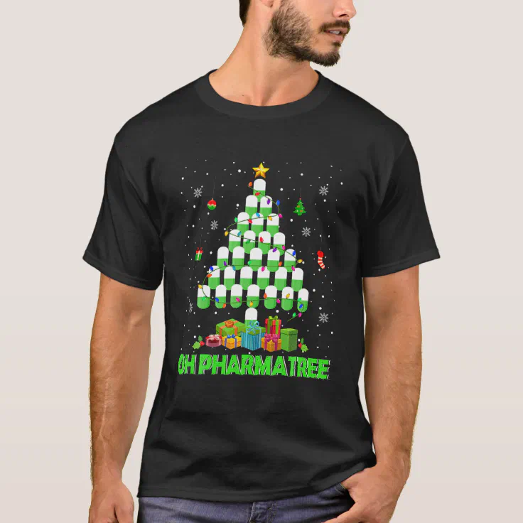 periodic table christmas tree t shirt