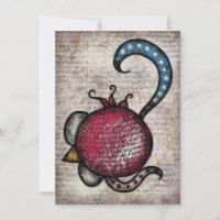 Oh Pomegranate Greeting Card