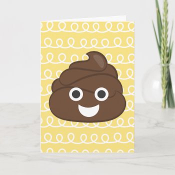 Oh Poop (emoji) Belated Birthday Card by MishMoshEmoji at Zazzle