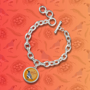 Oh Quail No Gambel’s Quail Arizona Bird Bracelet