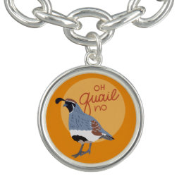 Oh Quail No | Gambel’s Quail | Arizona Bird​​​​​​​ Bracelet