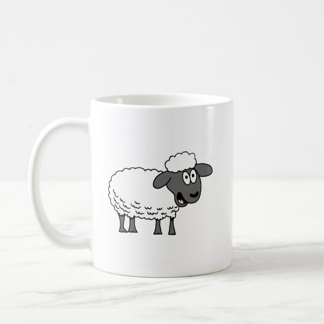 Oh Sheep! I'm 70! Coffee Mug (Left)