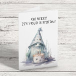 Oh Sheet It's Your Birthday Ghost Halloween Card<br><div class="desc">This design was created through digital art. It may be personalized by clicking the customize button and changing the color, adding a name, initials or your favorite words. Contact me at colorflowcreations@gmail.com if you with to have this design on another product. See more of my creations or follow me at...</div>