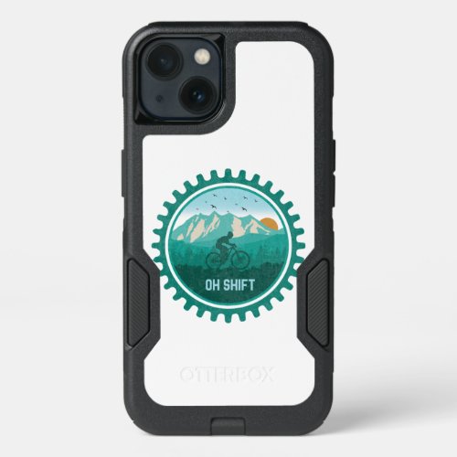 Oh Shift Retro Mountain Bike Vintage MTB Cycling iPhone 13 Case