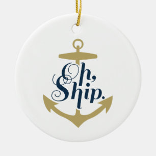 OH SHIP! - Nautical Ornament