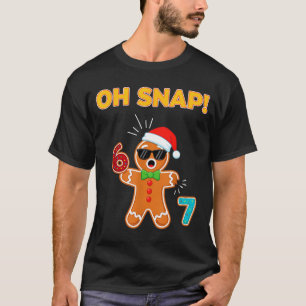 Oh Snap 67 Six Seven Meme Gingerbread Man Funny 67 T-Shirt