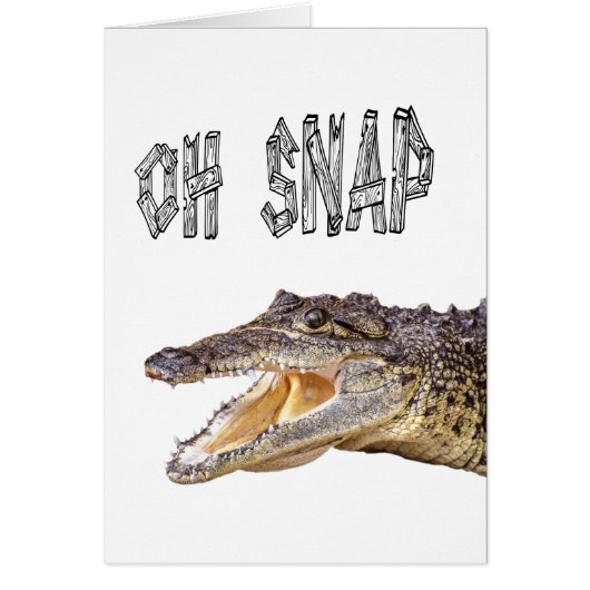 OH SNAP - Angry Gator Cards (Front)