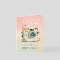 Oh Snap | Camera  Birthday Card