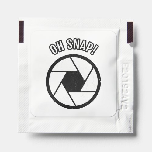 Oh Snap Camera Edition Gift For Cool Photography Hand Sanitizer Packet