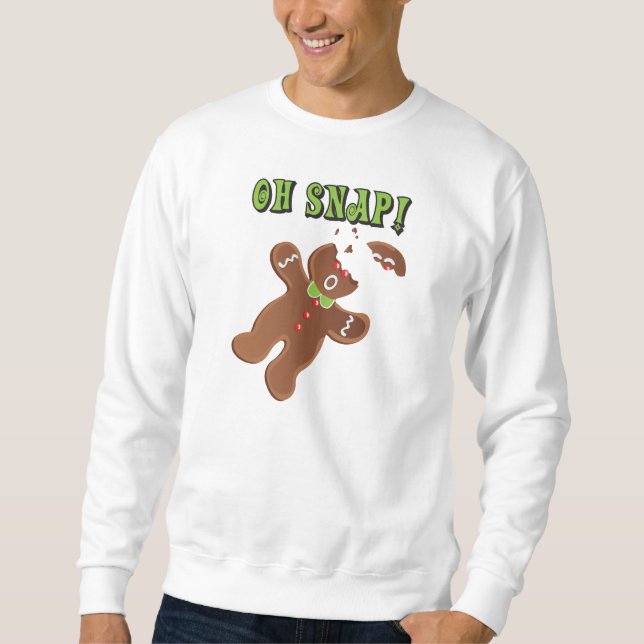 Oh Snap! Cookie Christmas Ugly Christmas Sweater (Front)