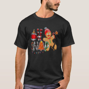Oh Snap Cookie Man Gingerbread Christmas Light Mer T-Shirt
