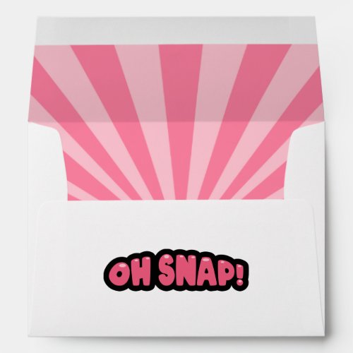 Oh Snap Envelope