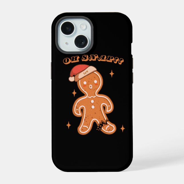 OH SNAP! funny christmas          Iphone Case (Back)