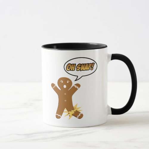 Oh Snap Funny Christmas Mugs