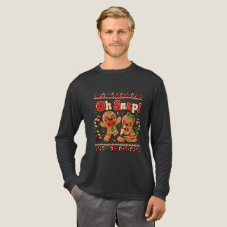 Oh snap funny gingerbread men Tri-Blend shirt
