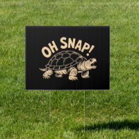 Oh Snap Funny Sarcastic Snapping Turtle Joke 