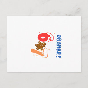 Oh Snap Gingerbread 67 Postcard