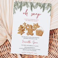 Oh Snap Gingerbread Baby Shower