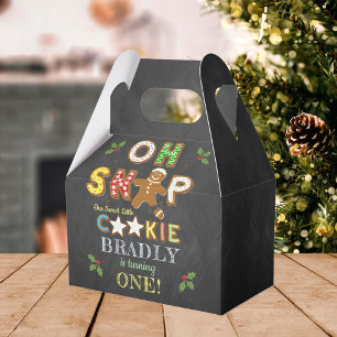 Oh Snap! Gingerbread Cookie Any Age Birthday Favor Boxes
