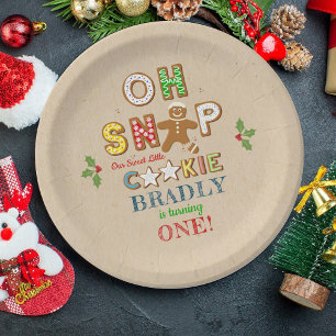 Oh Snap! Gingerbread Cookie Any Age Birthday Paper Plates