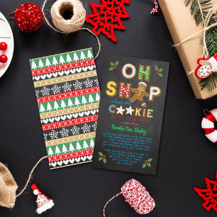 Oh Snap! Gingerbread Cookie Baby Shower Book Enclosure Card