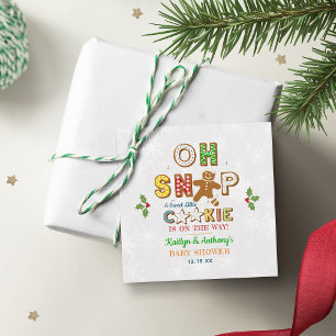 Oh Snap! Gingerbread Cookie Baby Shower Favor Tags