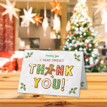 Oh Snap! Gingerbread Cookie Baby Shower Letterpress Thank You Card<br><div class="desc">Say thank you in style with these trendy baby shower thank you cards. The template wording is easy to personalize and your family and friends will be thrilled when they receive these fabulous thank yous.</div>