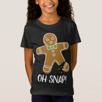 Oh Snap Gingerbread Man Cookie Broken Leg Funny