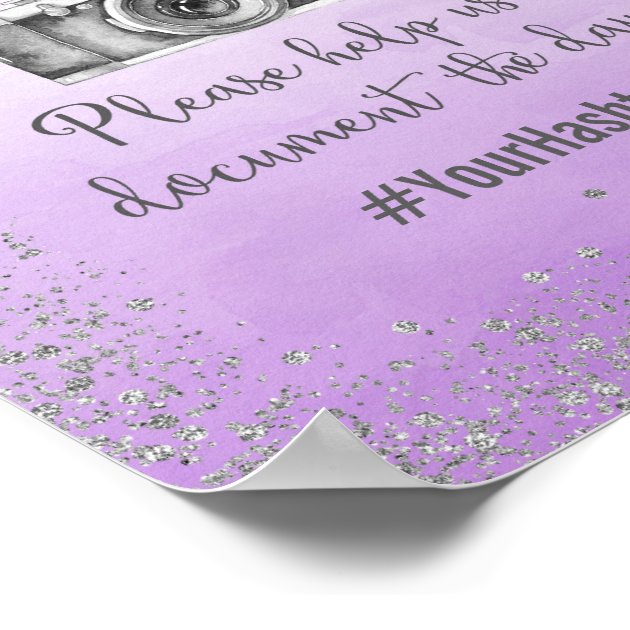 Oh Snap Hashtag Wedding Poster Print