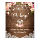 Oh Snap Instagram Hashtag Rustic Country Floral