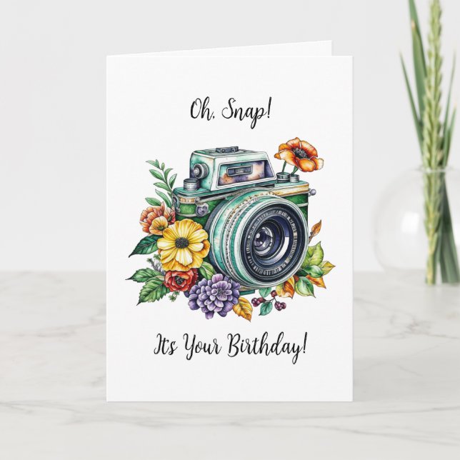Oh, Snap | It's Your Birthday! Card (Front)