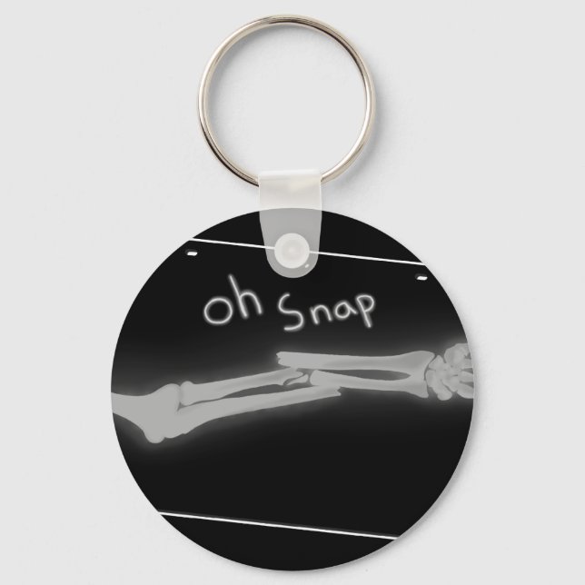 Oh Snap Keychain (Front)