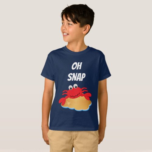 Oh Snap   Kids Hanes TAGLESS T_Shirt