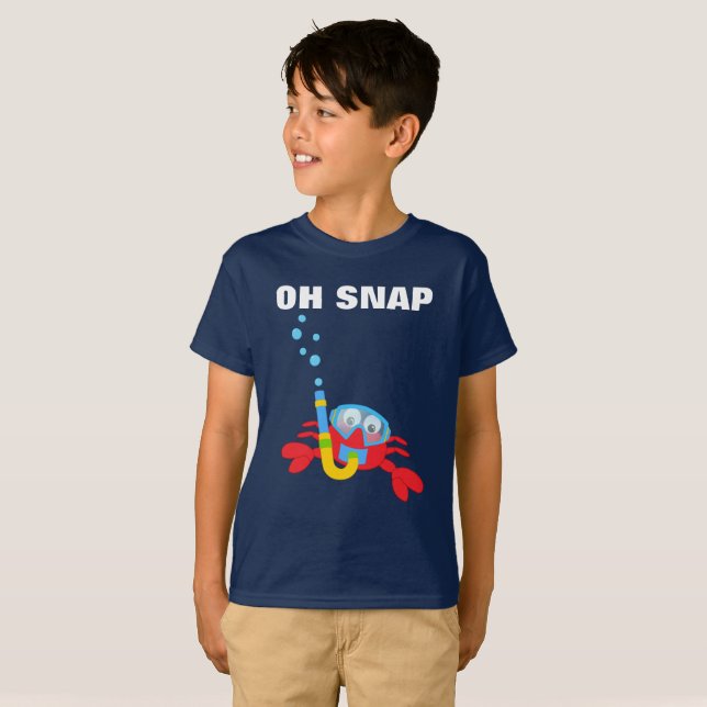 Oh Snap   Kids' Hanes TAGLESS® T-Shirt (Front Full)
