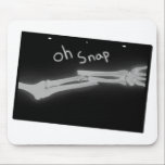 Oh Snap Mouse Pad<br><div class="desc">Oh snap! That's not good.</div>