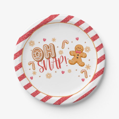 Oh Snap Our Little Cookie Party Plate _ WH _ Boy