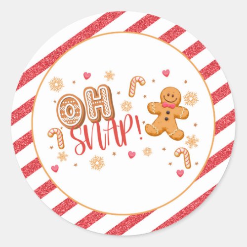 Oh Snap Our Little Cookie Sticker _ WH _ Boy