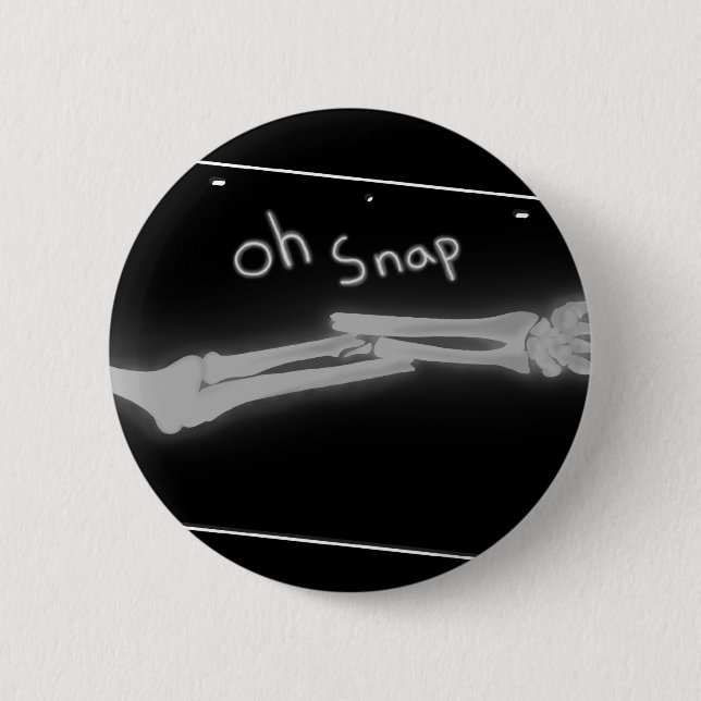 Oh Snap Pinback Button (Front)