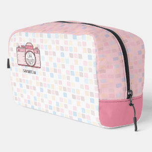 Oh Snap! Pink Pastel Camera Dopp Kit